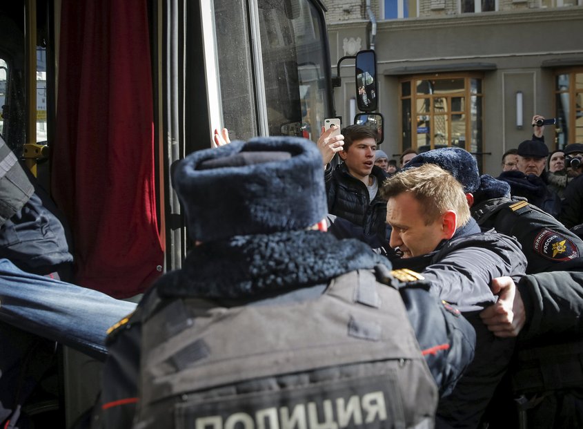 Zatčení Navalného