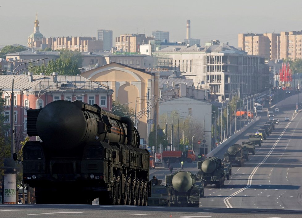 Přípravy na přehlídku ke Dni vítězství v Moskvě (9.5.2023))