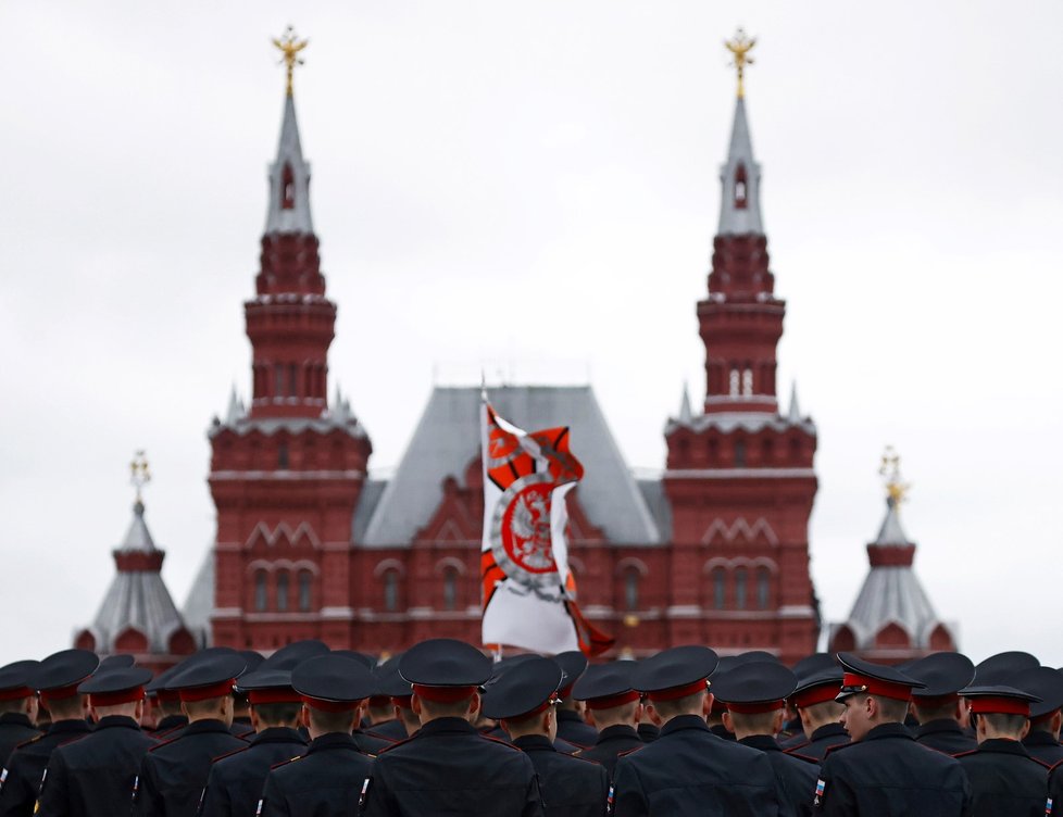 Oslavy konce 2. světově války v Moskvě (9. května 2021)