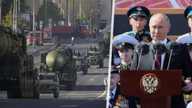 Putin v Moskvě obviňoval Západ, na přehlídku vyslal jediný tank?! Chybělo i letectvo