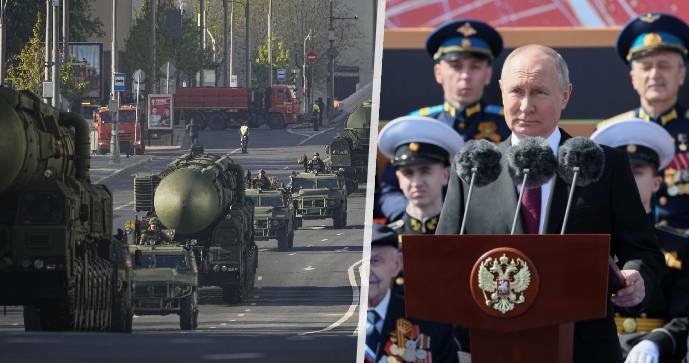 Putin v Moskvě obviňoval Západ, na přehlídku vyslal jediný tank?! Rusové dál útočí na Ukrajinu