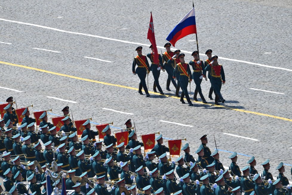 Oslavy 75. výročí Velké vlastenecké války v Moskvě (24. 6. 2020)
