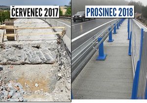 Nový most na silnici I/43 u Černé Hory má životnost 100 let.