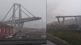 Italská apokalypsa: Nejméně 35 mrtvých po zhroucení mostu, mezi zraněnými je i Čech