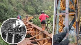 Železniční most v Mexiku: Zábava jen pro odvážné!