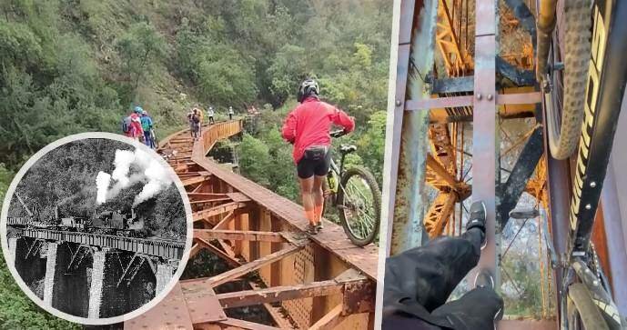 Železniční most v Mexiku: Zábava jen pro odvážné!