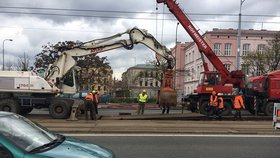 Loňský začátek rekonstrukce mostu Generála Pattona