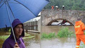 Zatímco ve Svratce jsou na vodu už zvyklí, v Ronově museli zachraňovat historický most