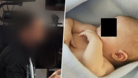 Otec z Mostecka tišil holčičku (6 měs.) strašným způsobem.