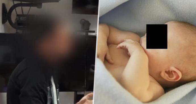 Otec z Mostecka tišil holčičku (6 měs.) strašným způsobem.
