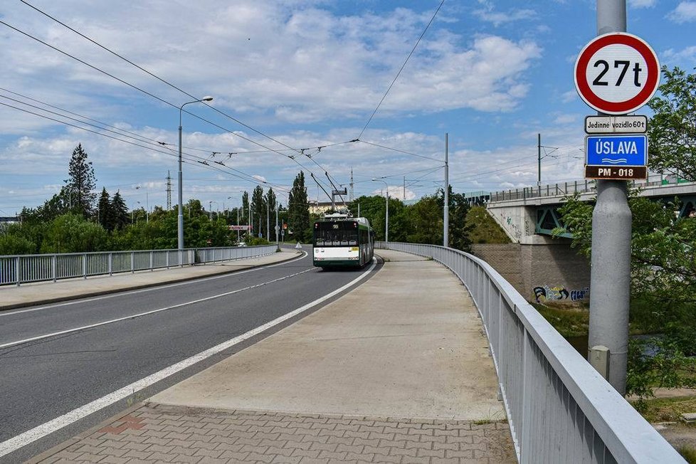 Plzeň opraví přes prázdniny most v Těšínské ulici přes Úslavu.