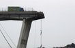 Tragédie v italském Janově - zřítil se dálniční most