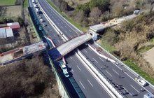 Neštěstí v Itálii u Jadranu: Na dálnici spadl most! Zabil dva lidi...