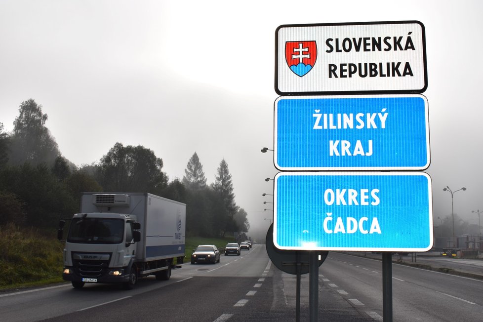 Kontroly na hranicích se Slovenskem (12. 10. 2023).
