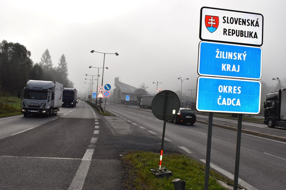 Kontroly na hranicích se Slovenskem (12. 10. 2023).