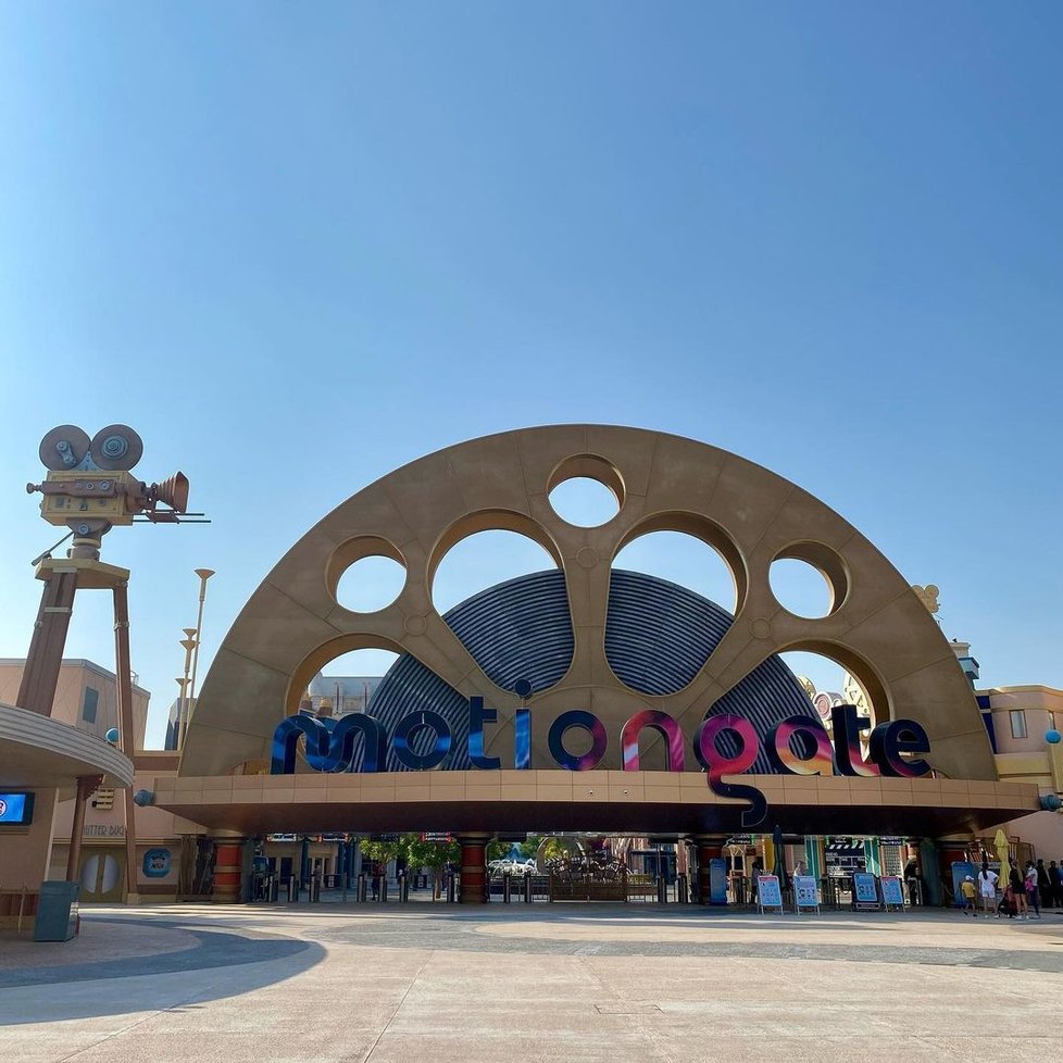 Zábavní park Motiongate Dubai.