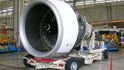 Motor Rolls-Royce Trent 900 před instalací do Airbusu A380
