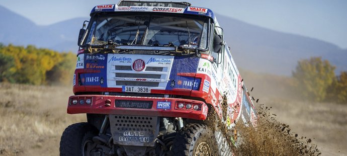 Martin Kolomý z týmu Tatra Buggyra Racing vyhrál třetí etapu na Rallye Dakar