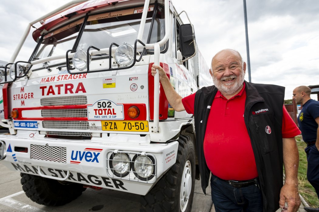 Ve věku 72 let zemřel šestinásobný vítěz kategorie kamionů na Rallye Dakar Karel Loprais. Na snímku z 26. srpna 2020.