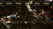 Na FMX Gladiator Games viděli diváci synchronizované skoky proti sobě