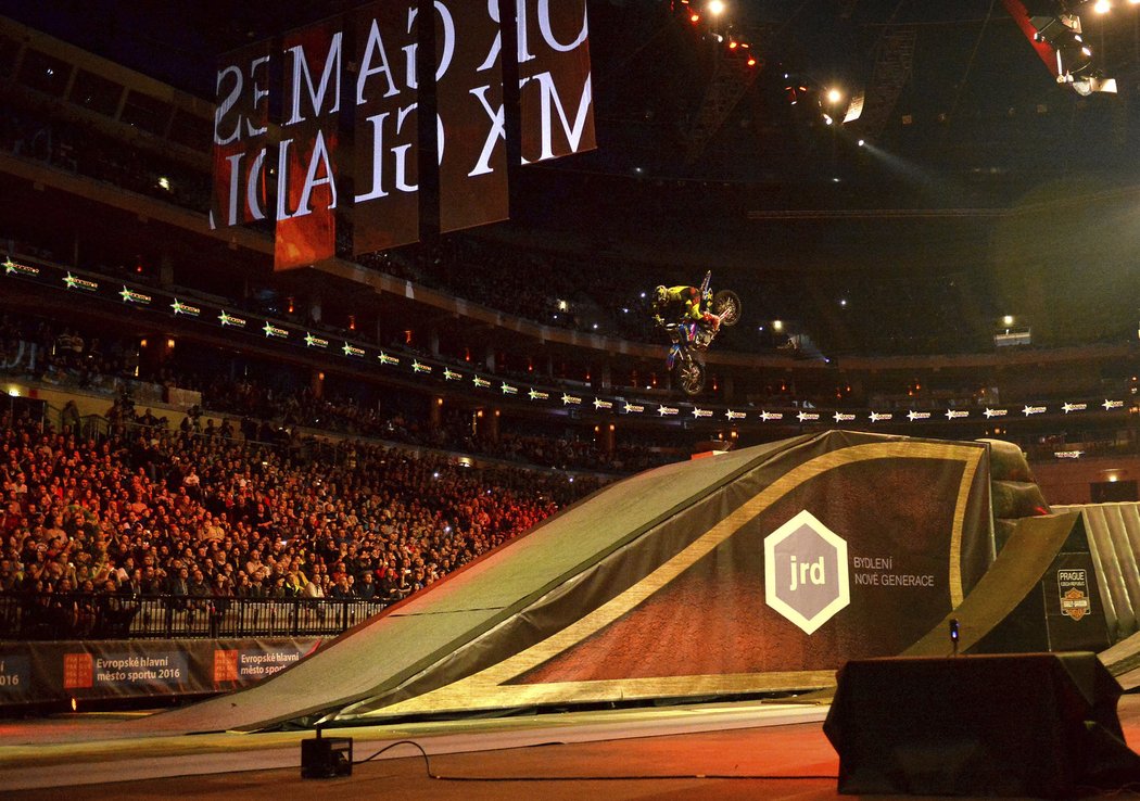 Libor Podmol patřil mezi hlavní taháky 16. ročník populární exhibice FMX Gladiator Games