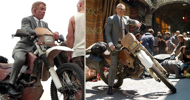 Australský šílenec Robbie Maddison umí na motorce neuvěřitelné kousky. Také proto se dostal do filmu James Bond.