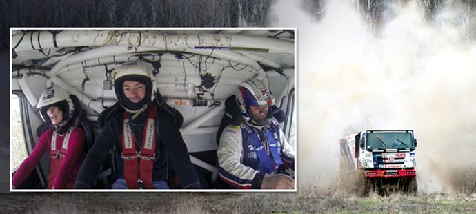 Redaktoři Blesku se rozhodli otestovat dakarský speciál Tatra. Svezli se se členem Buggyra týmu Martinem Kolomým.