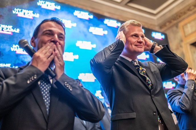 Motoristé ve štábu: Filip Turek a Petr Macinka (4.10.2025) Motoristé ve štábu: Filip Turek a Petr Macinka (4.10.2025)