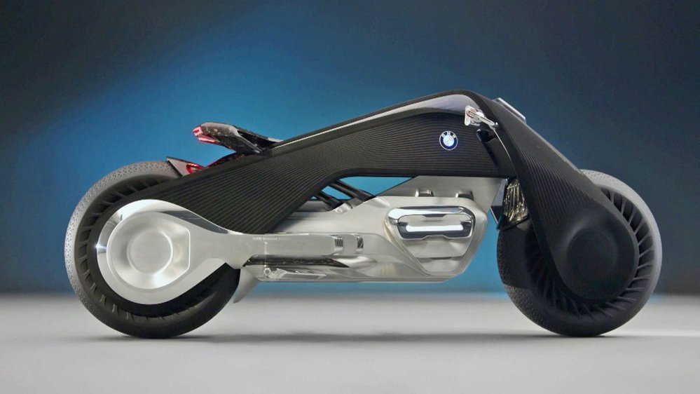 Motorka BMW VISION NEXT 100: Jízda budoucnosti