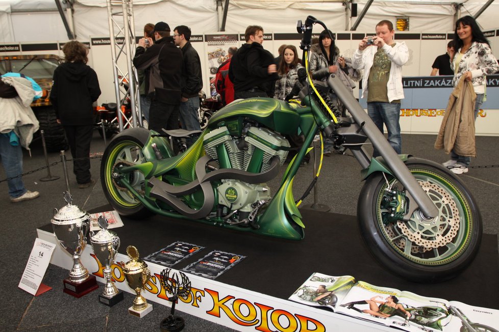 Loňský vítěz v přestavbách motorek - The best of Bohemian Custom Bike 2011