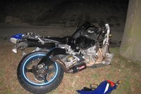 Motorkář (†19) v pátek v noci tragicky havaroval na Karvinsku