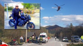 Vášnivý motorkář Miňa (†47) zemřel před očima svého kamaráda: Na silnici se střetl s jinou motorkou