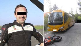 Lukáš (†33) zemřel na motorce: Mohla za to objížďka kvůli rumunskému kamionu bez papírů.