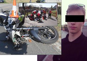 Drastické video jako varování: Hasiči uveřejnili záznam z pokusu o záchranu motorkáře.