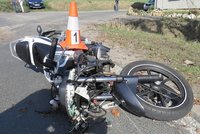 Na Svitavsku zemřel motorkář po srážce s autem