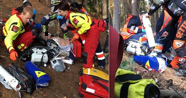 Dramatický boj o život: Motorkáři se v lese zastavilo srdce, zachránili ho kamarádi