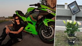 Při nehodě u města Dubá zemřela motorkářka Denisa.