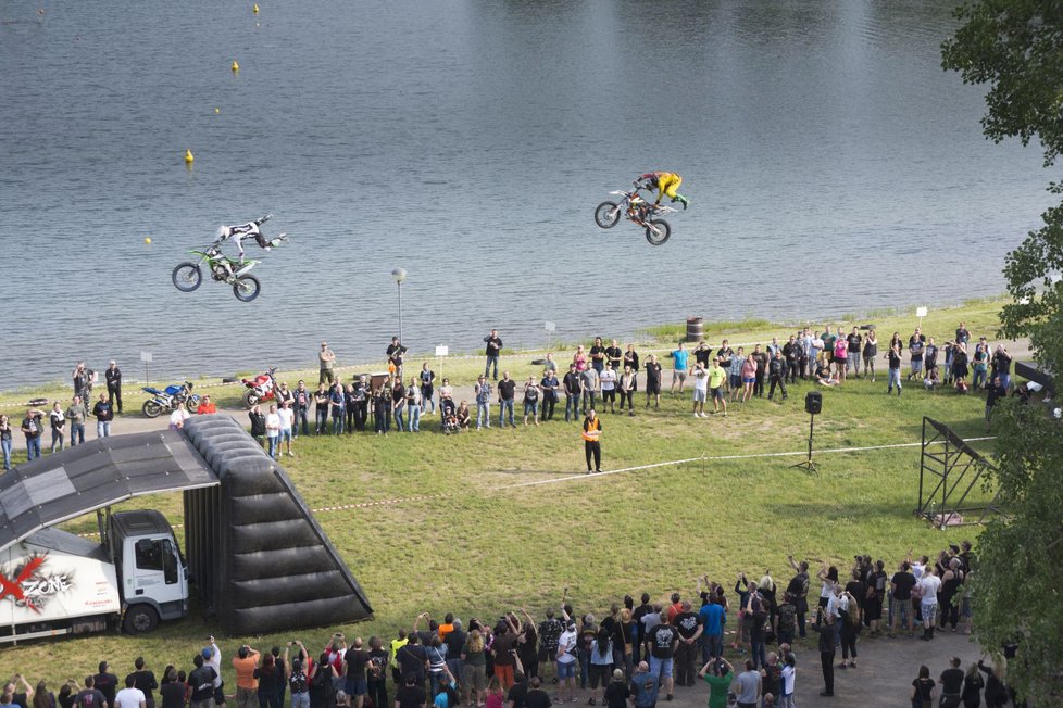 Jedním z magnetů Euro Bike Festu bude vystoupení kaskadérů.