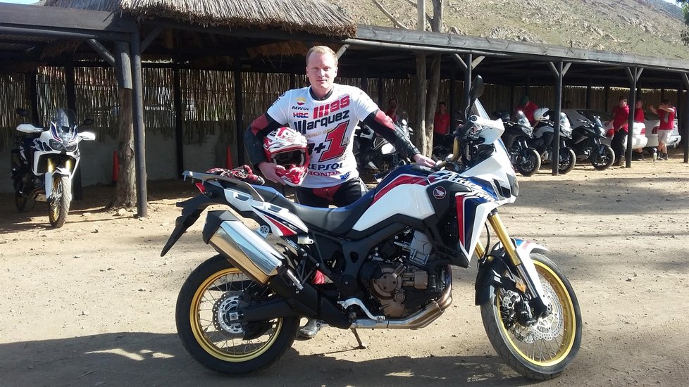 V Brně bude k vidění i motorka pro safari, Honda Africa-Twin.