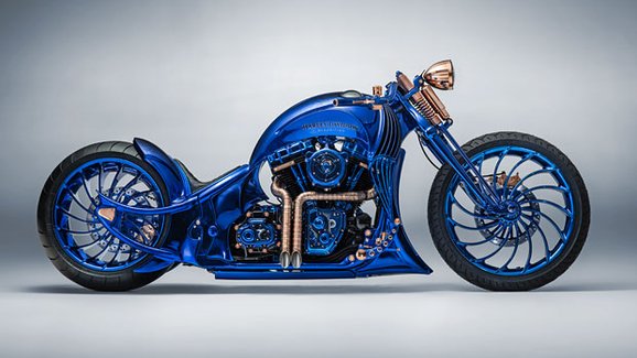 Harley-Davidson Blue Edition šokuje cenou. Tohle je nejdražší motocykl světa