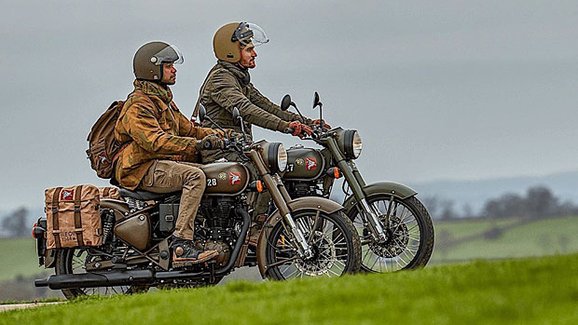 Royal Enfield Classic 500 Pegasus vzdává hold hrdinům 2. světové války