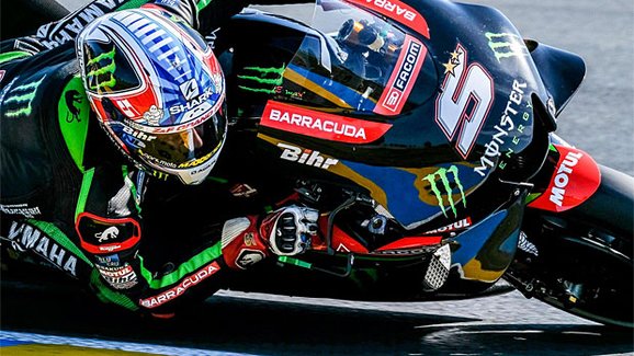 Motocyklová VC Francie 2018: V MotoGP nejrychlejší domácí Zarco, Crutchlow v nemocnici