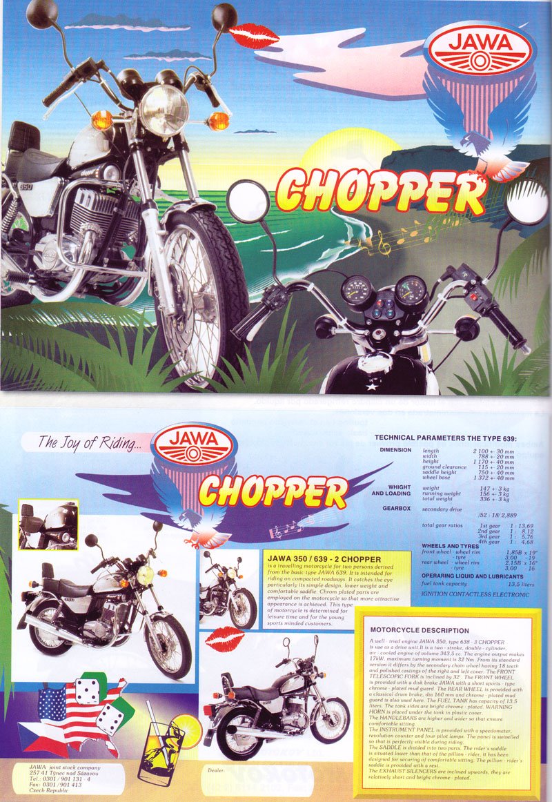 Jawa 350 typ 639 Chopper