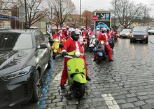 Zimní motorkářské srazy: Zima v jedné stopě