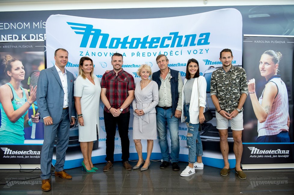 Hosty tiskové konference Mototechny byli: Veronika Žilková, Václav Vydra, Andrea Kalousová, Michal Hrdlička a Jakub Podaný