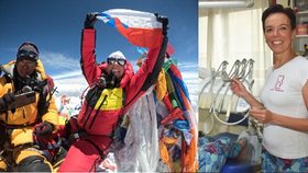 Zubařka Eva Perglerová z Přeštic na Plzeňsku zdolala Mount Everest.