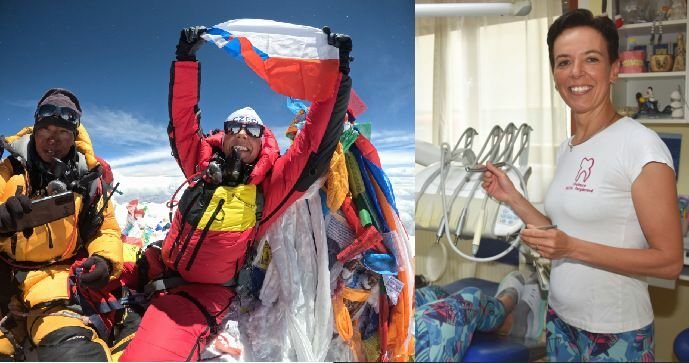 Zubařka Eva Perglerová z Přeštic na Plzeňsku zdolala Mount Everest.