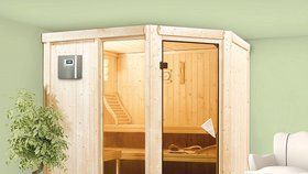 Díky finské sauně Fiona 2 si budete dopřávat klasickou skandinávskou proceduru v horkém vzduchu a páře.