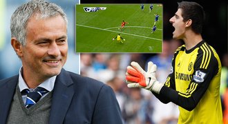 Mourinho chválil Courtoise: Zachránil nás jako Čech mockrát předtím