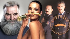 Pánové, začněte s pěstováním kníru. Movember je tu, zapojí se i policisté